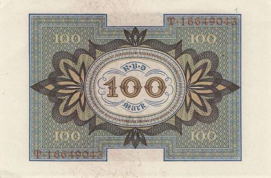 100 Mark 1920 ro.67b Q/T